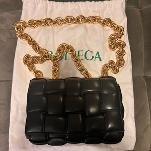 Bottega Veneta Gold Chain Bag